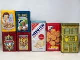 Cookie & Cracker Tins- Toll House, Nabisco, Crackin' Good & Others