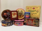 8 Cookie & Candy Tins