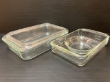 Pyrex Baking Dish with Lid, Rectangular Baking Dish and Pie Plate