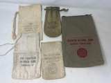 Vintage Antique Bank Bags