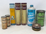 Various Vintage Tins & Containers- Household Items