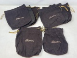8 Blanton's Bourbon Whiskey Fabric Drawstring Bags