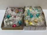 2 Boxes of Vintage Christmas Balls
