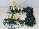Christmas Lights- Including 2 Sets of Clip-On Candle Lights