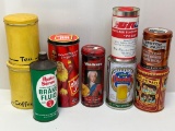 Vintage Food & Other Tins- 9 in Lot