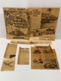 Newspapers Clippings/Advertisements, Mid 1940's