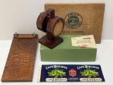 Wooden Coasters & Hanger, Lima Bean Labels, Wood TV Tray Set, Wooden Board 