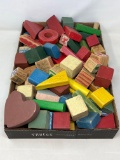 Vintage Toy Wooden Blocks