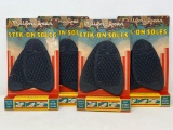 4 Packs of Stik-On Soles- New in Packaging