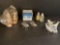 Silver Plate Lot- Salt & Pepper Shakers Including Bees and Birds