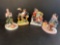 4 Danbury Mint Norman Rockwell Figures- 