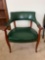 Green Leatherette Upholstered Office Chair