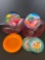 Plastic Kids' Plates- 2 The Lion King, 2 McDonald's, 2 Red Oval Bowls, Salad Set and Orange Plates