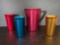 Partial Aluminum Beverage Set- Pitcher and 3 Tall Cups