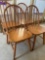 4 Bentback Dining Chairs