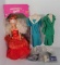 University Barbie in Red Dress and Princess Diana Fashions