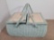 2-Handled Sewing Basket with Sewing Notions Inside