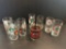 4 Eagles (Bill Bergey) and Phillies 1893-1993 Glasses and 2 Others