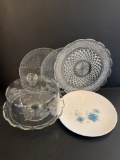 Glass Serving Plates, Other Serving Plate and Glass Covered Cake Plate