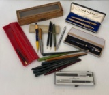 Writing Utensils- Cross, Stratford & Autopoint Pen/Pencil Sets, Mr. Peanut Pen, Pen Handles