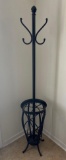 Wrought Iron Coat Rack/Umbrella Stand