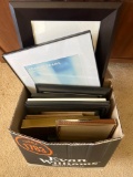 Box Lot of Picture Frames- Various Sizes