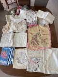 Doilies, Embroidered Linens, Dresser Scarves, More