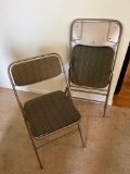 2 Vintage Folding Chairs