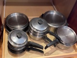 Flavorseal Steel Cookware Set- Approx. 10 Pieces