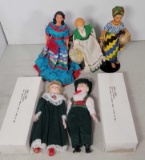 5 Ethnic Dolls- 2 Have Boxes