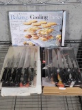 Stackable Baking/Cooling Racks, 2 German Knife Sets