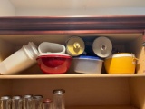 Plastic Pitchers, Food Storage Containers- Some with Lids