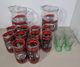 Coca-Cola Glassware Lot- 4 in Iconic Shape, 10 