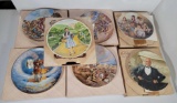 7 Collector Plates- 5 Bible Stories, Others are Dorothy (Wizard of Oz) & Daddy Warbucks (Annie)