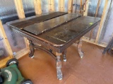 Antique Extension Table with 2 Leaves