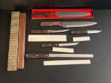 Knives Lot- Various Types and Blades and Magnetic Wall Mount