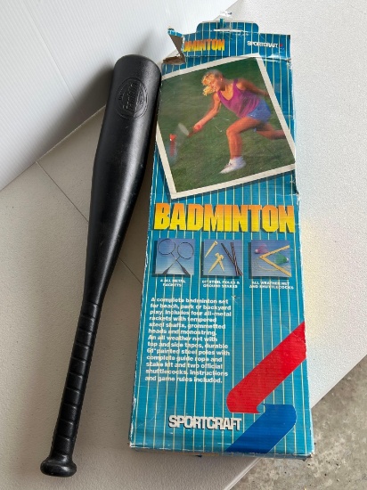 Plastic Franklin Bat and Sportcraft Badminton Set