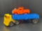 Plastic Trucks- Tractor & Trailer and Monster Truck