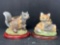 Fox & Squirrel Figures, Masterpiece Porcelain