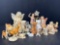 Large Lot of Figures- Includes Animals, Fairies, and 3 Precious Moments Figures