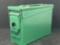 Green Metal Ammo Box Can