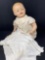 Antique Bisque Head Baby Doll with 2 Extra Outfits