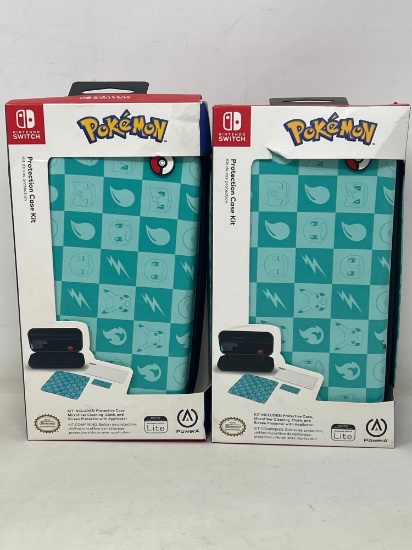 2 Nintendo Switch Protection Case Kits- Pokemon