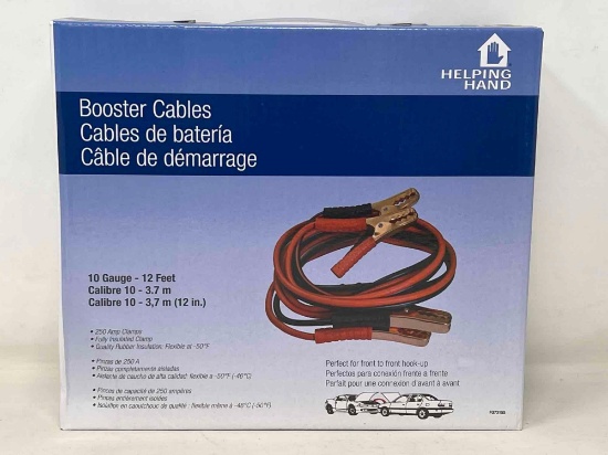 Helping Hand Booster Cables in Box, NEW