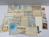 Collection of Maps- China, West Indies, Australia, Eastern Canada, Europe and U.S. States