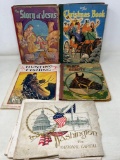 Vintage Books Including The Story of Jesus, The Christmas Book and Black Beauty, Hunting & Fishing