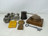 Antique Vintage Military Metal Oil Containers, Possibly Soviet Army, and more