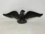 Cast Metal Wall Eagle with Spread Wings