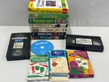 VHS Tapes- Family, Kids, Zootopia DVD, 3 Packs Educational Card Games