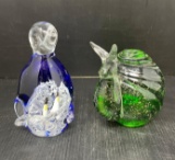 Art Glass Penguin & Snail